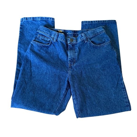 Lee Women's Jeans Relaxed Fit Straight Leg Denim 10P - Picture 1 of 14